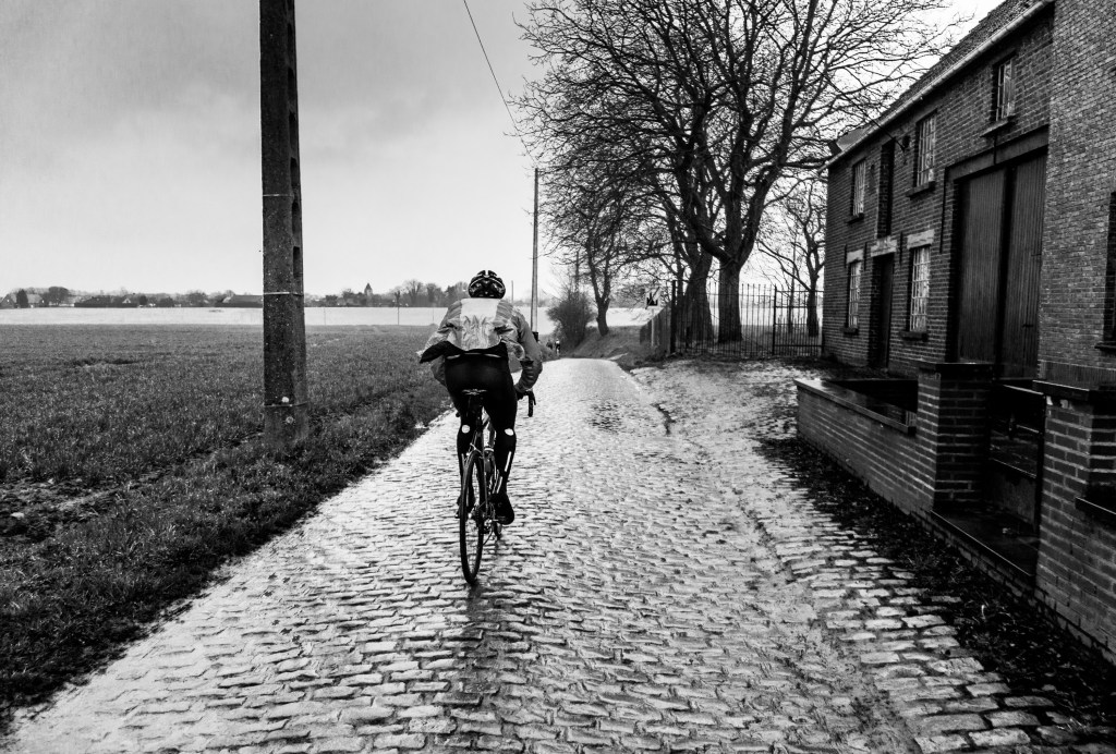 My first ever real cobbles. They were more awesome and challenging that I had anticipated. I love cobbles! Jered had a few great tips on how to ride them. The best tip? The faster you go the smoother they are.