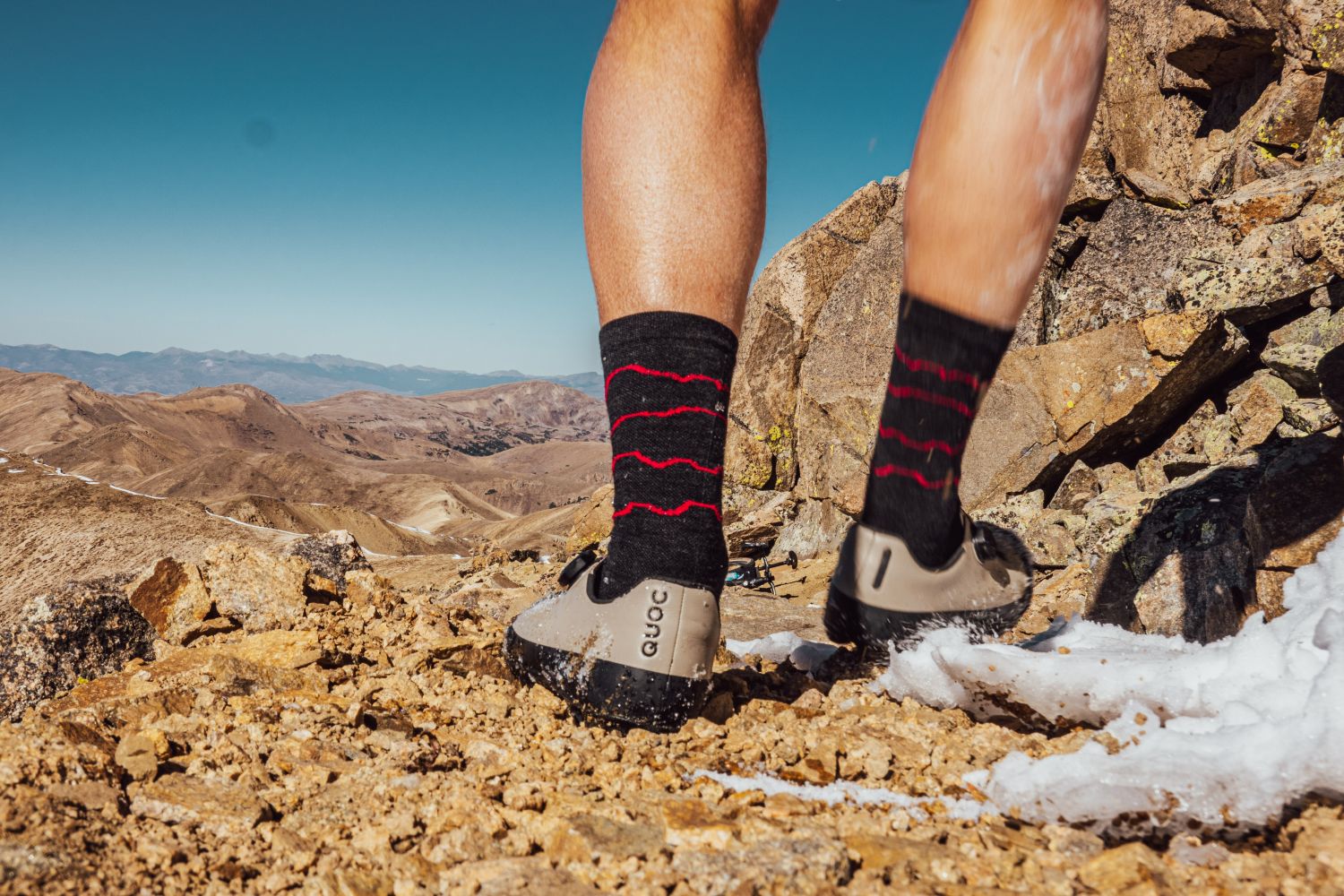 Quoc shoes, Jones Pass Trail, Continental Divide