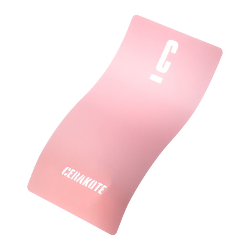 A curved pink ceramic coating squeegee with the brand name 'CERAKOTE' printed in white.