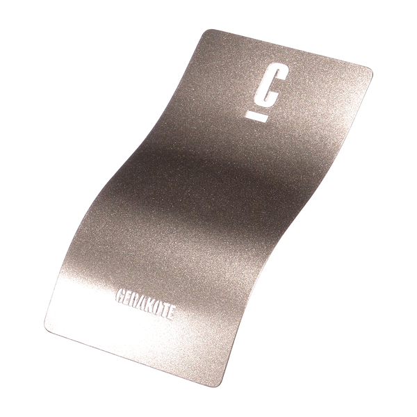 A metallic, curved card with a smooth surface, featuring the letter 'C' and the word 'GEDAKITE' in white text.