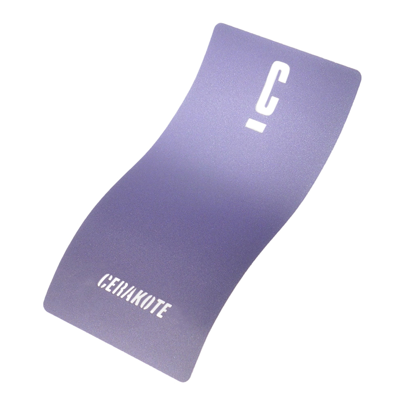 A curved, purple-colored sheet with the text 'CERAKOTE' printed in white.